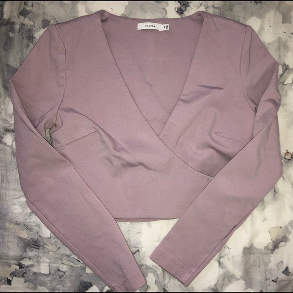 Aritzia Bodycon Long-Sleeved Crop Top XS - Picture 1 of 6